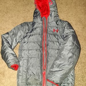 Under Armour Puffer Coat, boys size 7